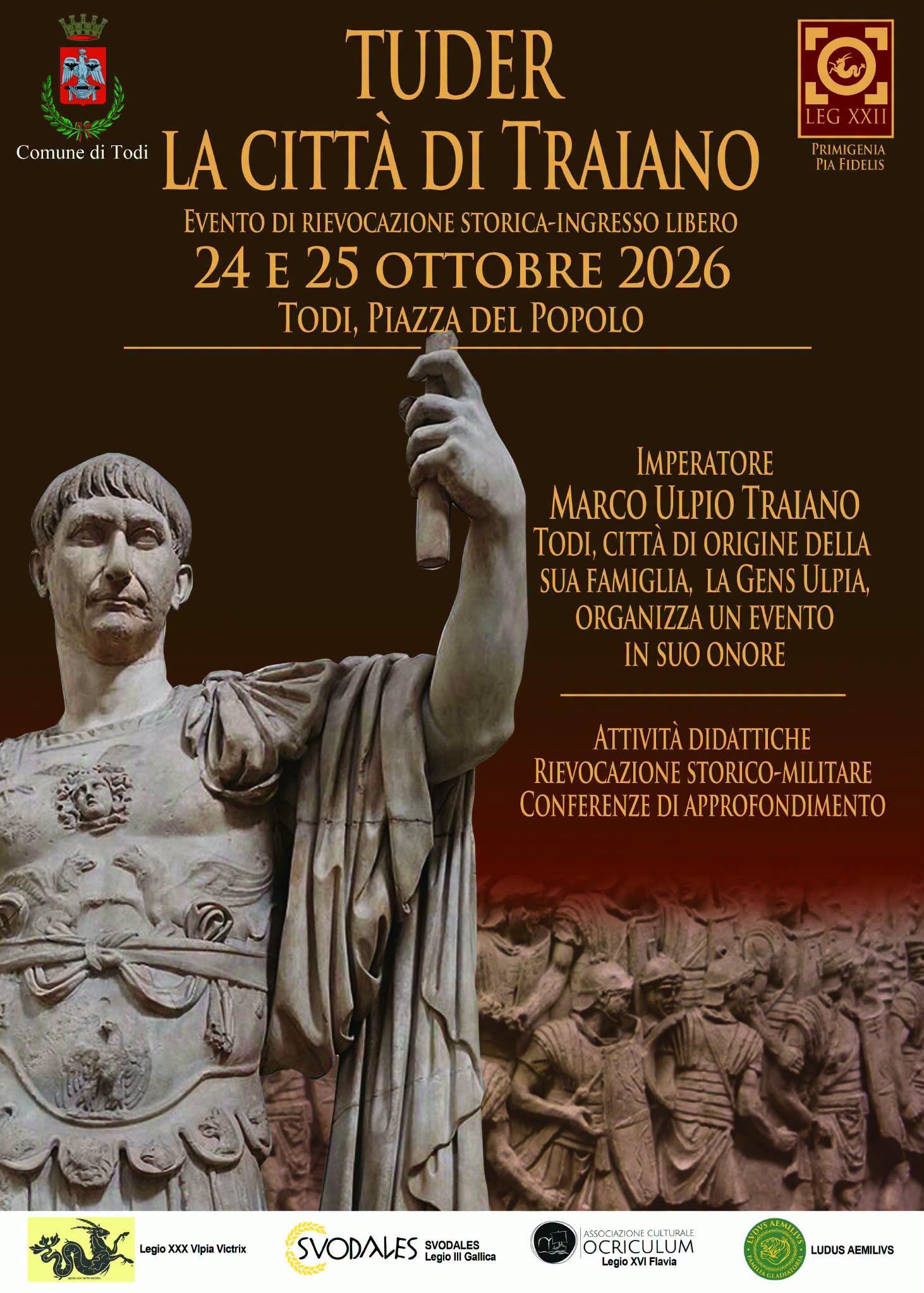 Locandina di TUDER - LA CITTÀ DI TRAIANO