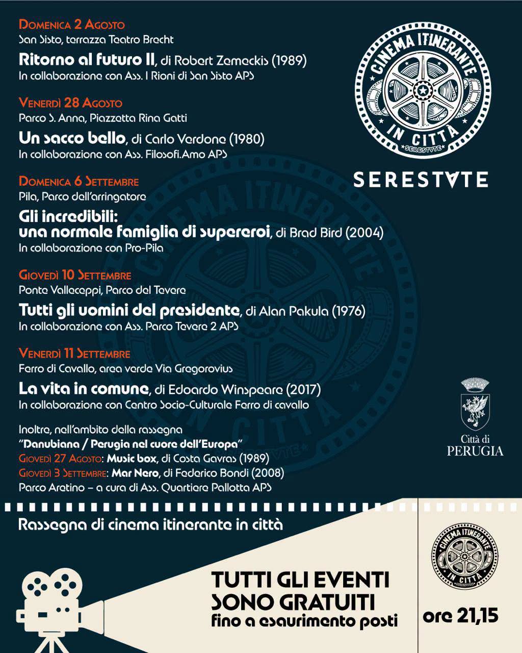 Affiche de SERESTATE - Cinema itinerante in città