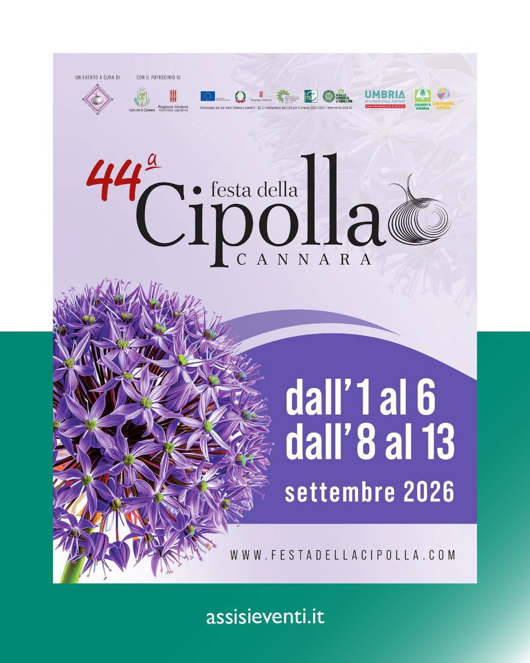 Locandina: 44ª Festa della Cipolla di Cannara