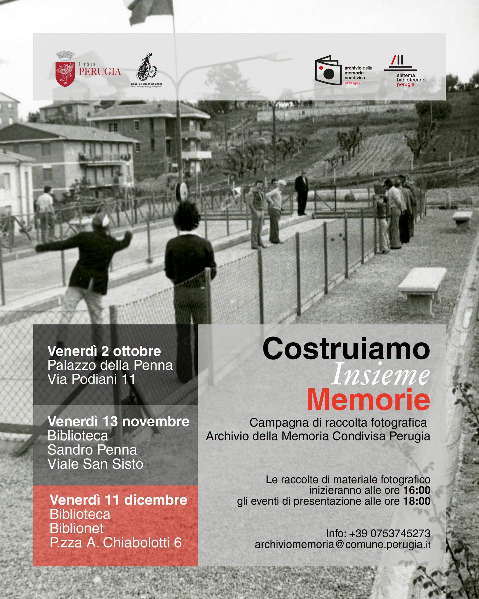 Plakat von Costruiamo Insieme Memorie