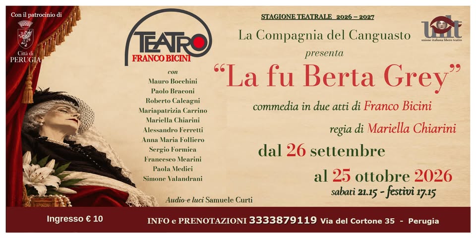 Plakat von La fu Berta Grey
