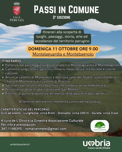 Plakat von Passi in Comune - Montelaguardia e Montebagnolo
